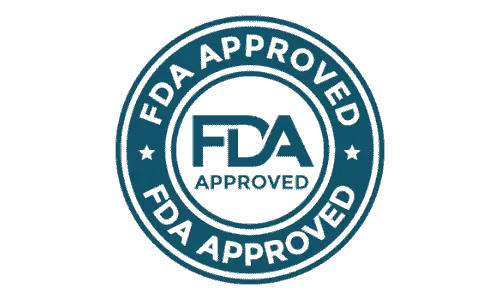 FDA-registered facility badge — TheyaVue manufactured under FDA guidelines